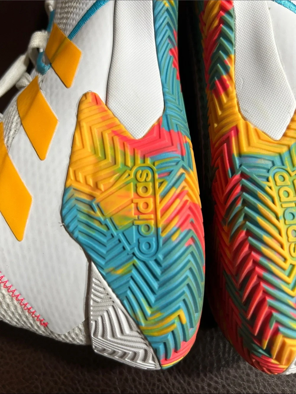 Adidas Athletic Sneakers with Multicolor Sole